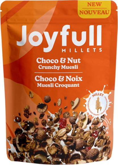 Muesli croquant au chocolat et aux noix