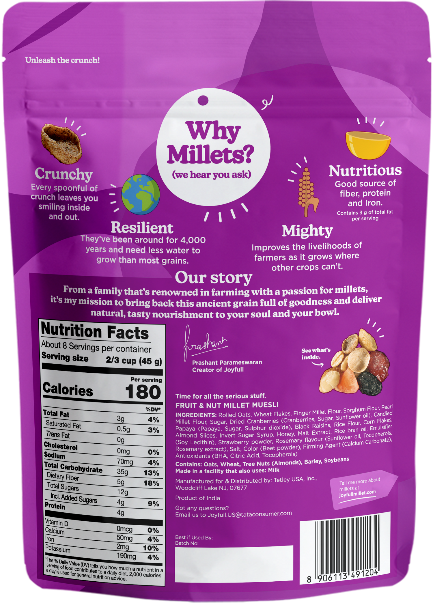 Fruit &amp; Nut Crunchy Muesli