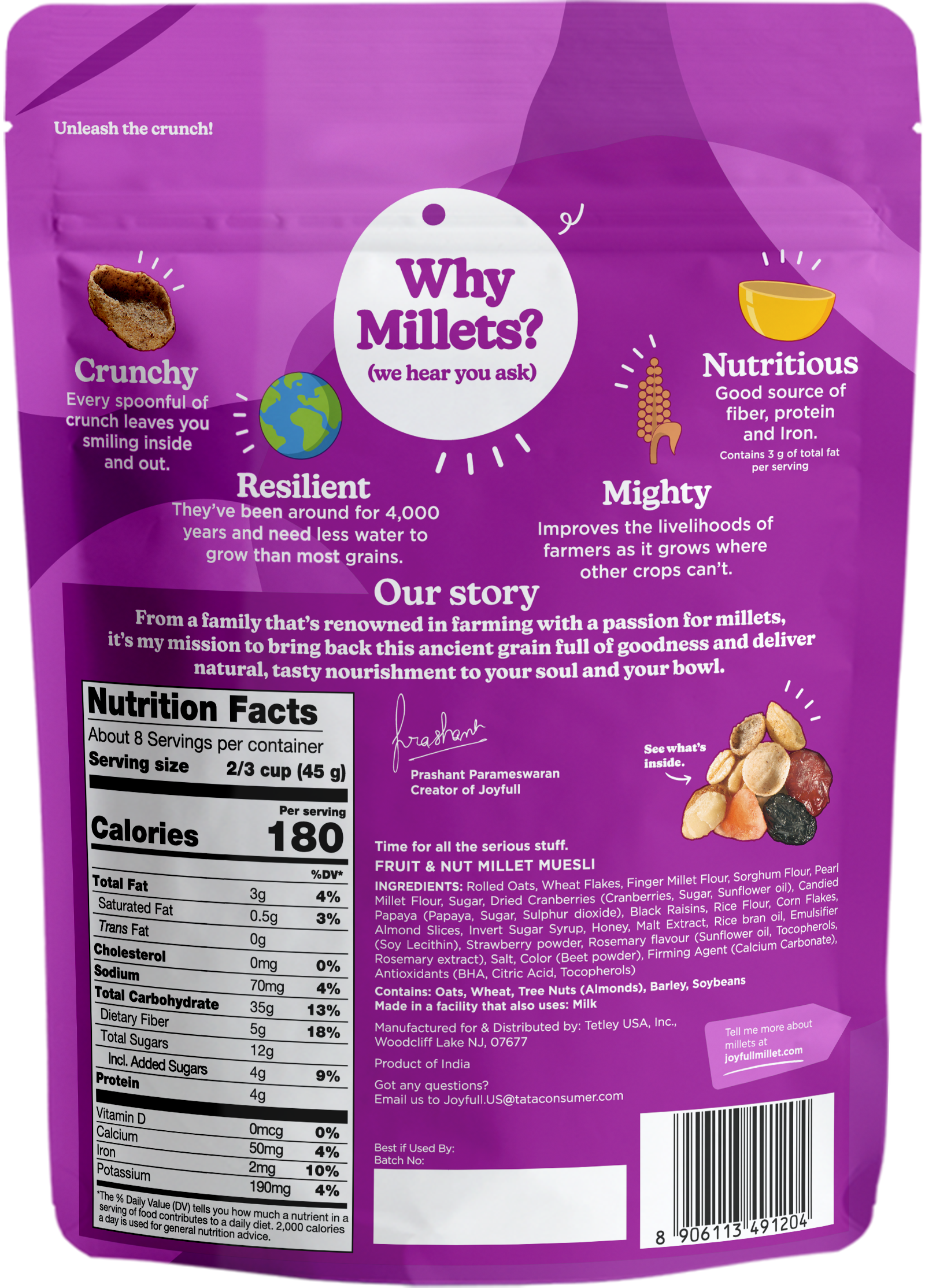 Fruit &amp; Nut Crunchy Muesli